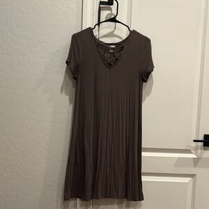 Mossimo Supply Co. Taupe Short Sleeve Top